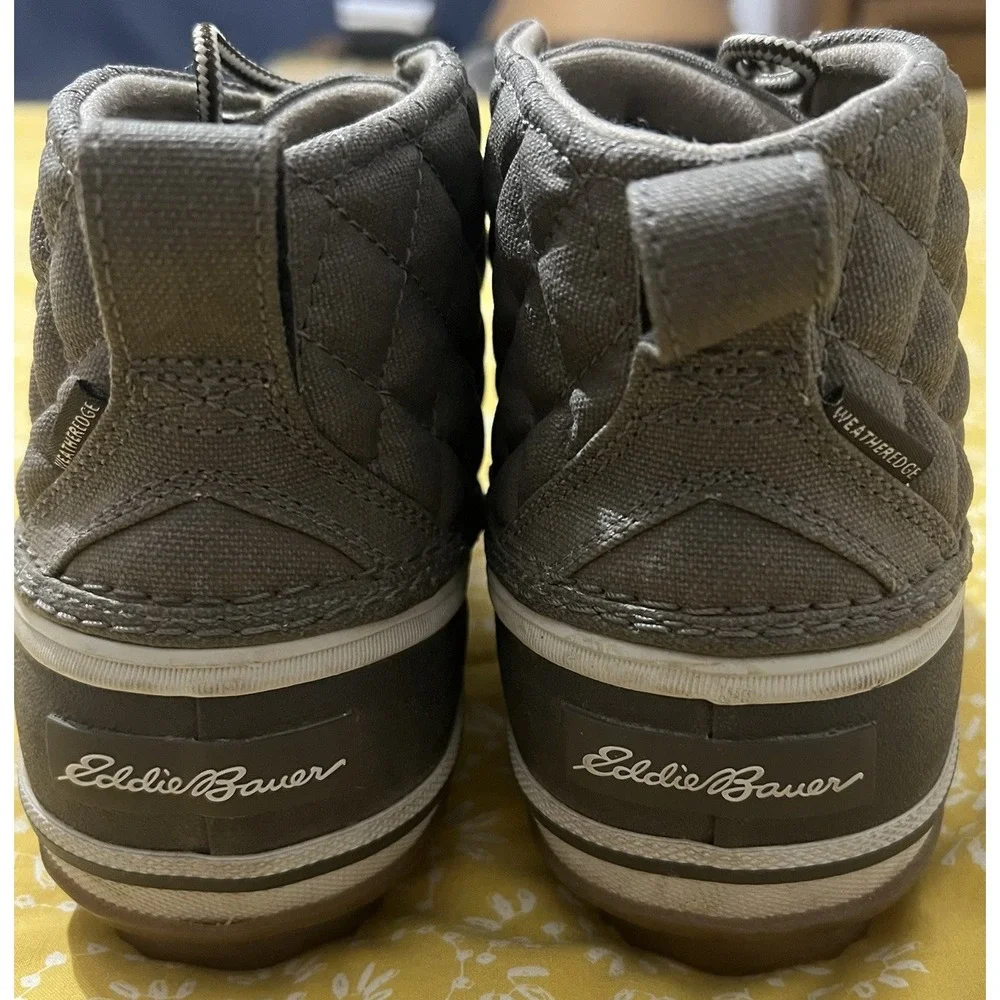 Eddie Bauer Hunt Pack Mid Duck Rain Boots Rubber Weatheredge Womens Size 6